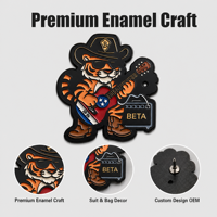 Maßgefertigte Weiche Emaille-Pins Logo Metall-Abzeichen für Köche, Baristas, Barkeeper und Kulinarische Berufe Merchandise Großhandel