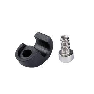 Clip de câble de vélo Bolany en plastique noir, support de câble pour fourche de vélo de montagne, pour lignes de frein et de vitesses - Product Image 4