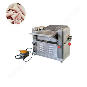 Machine de retrait de peau de porc Machine de séparateur d'éplucheur de peau de porc Machine d'épluchage de viande de porc d'épaisseur réglable - Product Image 5