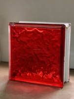 Bloc de verre solide dépoli et translucide de toutes couleurs pour la décoration de fenêtres intérieures, l'éclairage, l'utilisation médicale, l'extérieur, la cuisine et les murs rideaux