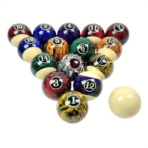 Jeu <span class=keywords><strong>de</strong></span> boules <span class=keywords><strong>de</strong></span> <span class=keywords><strong>billard</strong></span> <span class=keywords><strong>de</strong></span> taille réglementaire <span class=keywords><strong>de</strong></span> 2 à 1/4 pouces en résine marbre <span class=keywords><strong>de</strong></span> qualité supérieure - Product Image 4