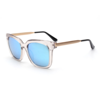Lunettes de soleil unisexes rectangulaires de luxe 2026, légères, en acétate bio-injecté, haute qualité, recyclables