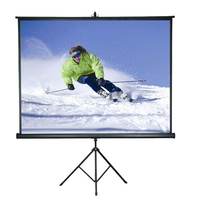 Écran de projection TELON avec trépied - 84 pouces, blanc mat, portable, intérieur/extérieur, pour films ou présentations de bureau