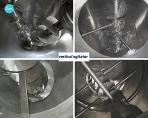 Suministro de acero inoxidable <span class=keywords><strong>DSH</strong></span> Suministro personalizado Mezclador de doble tornillo de fábrica rentable con mezclador Nauta de bajo precio - Product Image 6