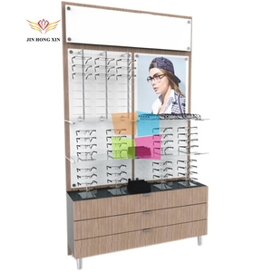 맞춤형 금속 선글라스 랙 벽걸이 형 잠글 수있는 안경 디스플레이 로드 제조업체 선글라스 안경 홀더 스탠드 선반 - Product Image 3