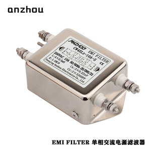 ตัวกรอง EMI ของอันโจว รุ่น CW4EL2-10A-S 250VAC 10A ตัวลดสัญญาณรบกวนสายไฟฟ้าเฟสเดียว - Product Image 2