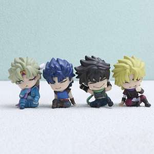 Juego de 4 Figuras de Acción de Anime Estilo Japonés, Jojo, Joseph <span class=keywords><strong>Joestar</strong></span>, Esidisi, Mini Figuras Coleccionables - Product Image 3