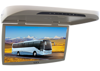Moniteur de voiture monté sur le toit, 21.5 pouces, usine ISO, lecteur DVD, moniteur de voiture monté sur le toit, USB SD MP5 pour Bus