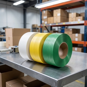 Zuncho Plástico de Polipropileno en Rollo, Fleje Plástico de 12 mm para <span class=keywords><strong>Flejar</strong></span> Cajas - Product Image 1