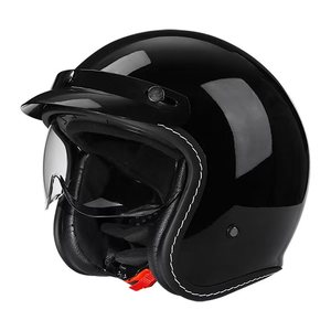 <span class=keywords><strong>Casque</strong></span> de <span class=keywords><strong>moto</strong></span> demi-coque rétro personnalisable, look classique, protection UV, <span class=keywords><strong>homologué</strong></span> DOT, pour <span class=keywords><strong>Harley</strong></span> Bobber Cafe Racer - Product Image 6