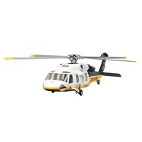 Hélicoptère RC Firehawk RTF, hélicoptère de sauvetage à l'échelle avec contrôleur de vol ACE, GPS, rotor à 4 pales