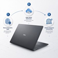 Portátil Empresarial Premium Dell Pro Max 14 de 14 Pulgadas, Intel Core de Alto Rendimiento, Computadora Portátil Profesional con Windows 11