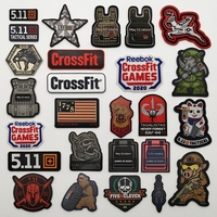 Patch en PVC souple 3D en gros, badge à fixation auto-agrippante pour vêtements tactiques, gilet en jean, patch sportif, livraison rapide