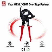 Outils de coupe manuels industriels HS-520A GKGJ, coupe-câbles à cliquet 400 mm², acier, aluminium, conception allemande, pince coupante pour fils, OEM