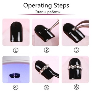 Oleeya Factory Vente en gros 1500 pièces Mélange de 6 tailles Strass en verre cristal à base or rose non thermocollant pour ongles, vêtements et DIY - Product Image 6