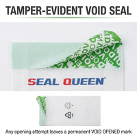 Pochette de sécurité inviolable en papier glassine avec sceau anti-contrefaçon pour certificats, documents, argent et bijoux