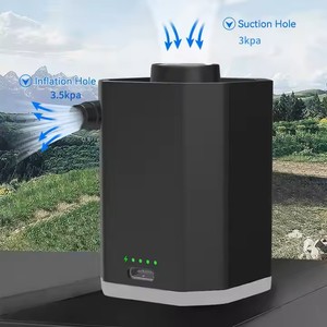 Mini bomba de aire eléctrica de doble propósito con precio <span class=keywords><strong>al</strong></span> por mayor con luz de señ<span class=keywords><strong>al</strong></span> de emergencia SOS inalámbrica para exteriores de microsucción para consumidores - Product Image 2