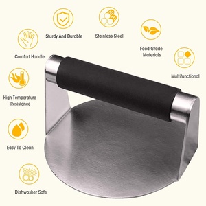 Anti karat <span class=keywords><strong>Burger</strong></span> robek bebas karat Spatula daging bulat pembuat daging persegi bundar <span class=keywords><strong>Burger</strong></span> - Product Image 3