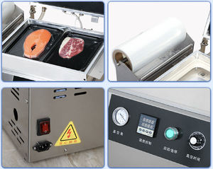 DZ-250T Electric Automatic Mini Table Type Fish Meat Cheese Commodity Food <b>Vacuum</b> Skin Pouch/Film/Paper Machine Easy Operate - Product Image 4
