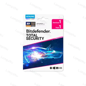 Bitdefender Total Security Account and Password 1 Year 1 Device Global Antivirus Software Subscription By Send Email