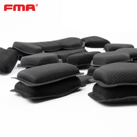 Coussinets de casque unisexe FMA TB1478 'Yunlin' en mousse à mémoire de forme double couche, super confortables, protection extérieure, système de suspension tactique