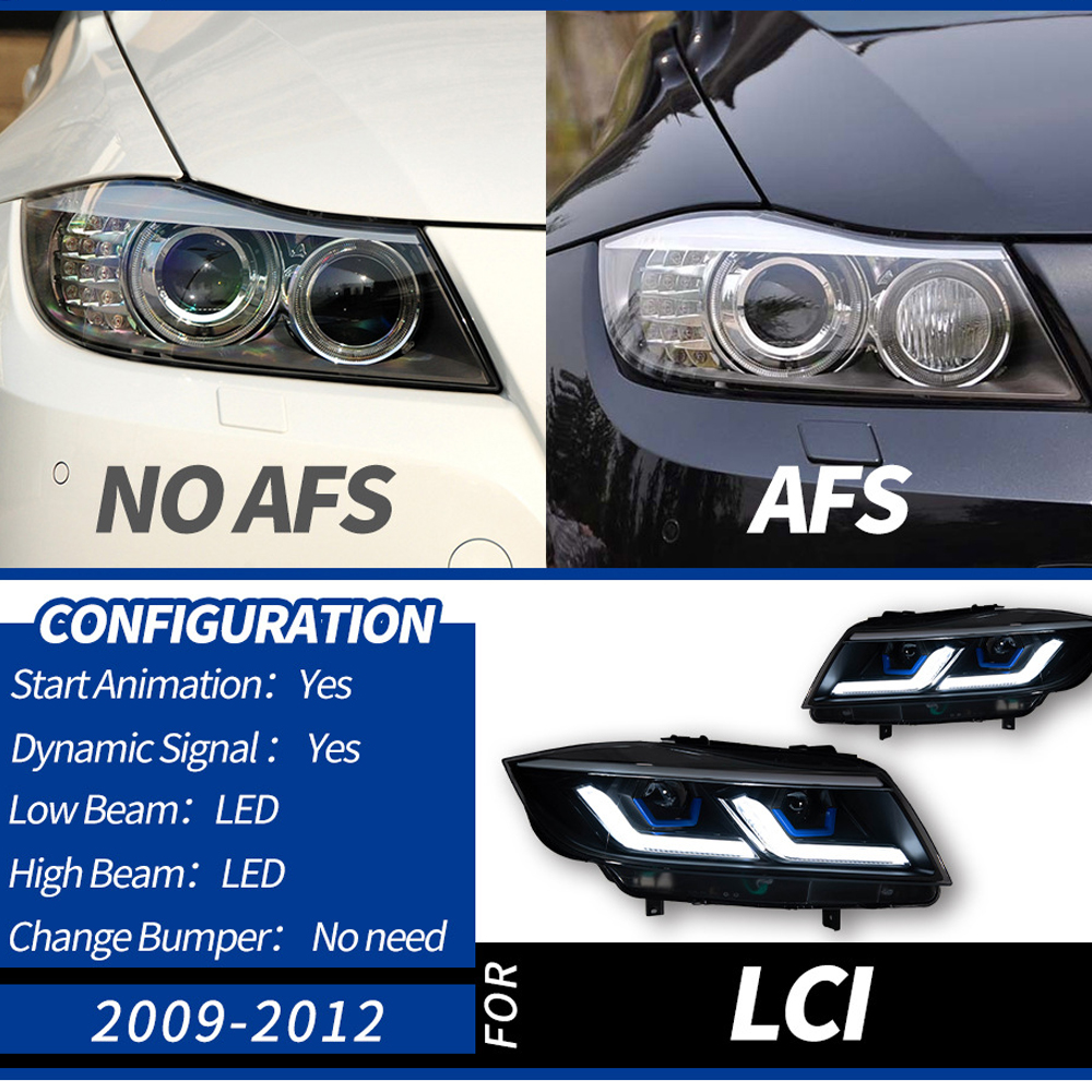 E90 2009-2012 White Xenon