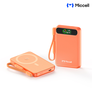 Batería Externa Portátil Miccell al por Mayor, 10000mAh, Carga Rápida Magnética, Pantalla TFT, Compatible con iPhone 17 - Product Image 1