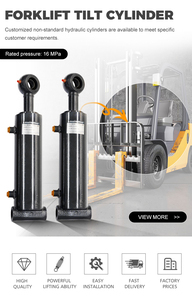 Cilindro hidráulico para carretilla elevadora, plataforma de trabajo aéreo, camión, grúa, vehículo con estructura de pistón, características de inclinación de elevación de dirección - Product Image 2