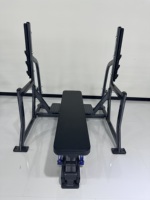 Banc plat de musculation Rosen Q235 en acier pour entraînement dorsal et pectoral, équipement de fitness intérieur commercial, garantie de trois ans - Offre Spéciale
