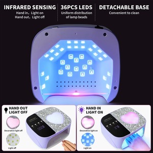 Lámpara de Uñas LED UV Recargable, Secado Rápido para Todo Tipo de Gel, 36 LED, Secador de Uñas Profesional con Sensor de Movimiento, Equipo de Salón - Product Image 4