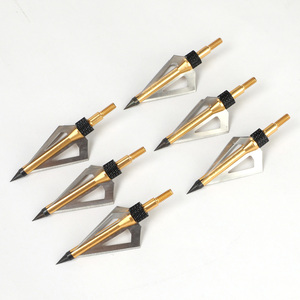 100 di <span class=keywords><strong>caccia</strong></span> al grano 3 lame fisse punte di <span class=keywords><strong>punta</strong></span> di freccia di balestra usate come accessorio di <span class=keywords><strong>caccia</strong></span> con l'arco da tiro con l'arco - Product Image 5