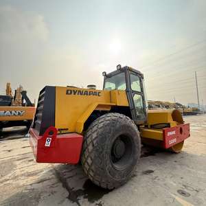 Compactador de rodillos de neumáticos usados Dynapac CA301D de segunda mano con motor Cummins y bomba de ahorro de energía a buenos precios a la venta - Product Image 1