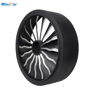 Máy bay động cơ quạt ánh sáng <span class=keywords><strong>LED</strong></span> đầy màu sắc thay đổi hiệu ứng nền ánh sáng xoay công nghiệp cối xay gió thanh ánh sáng - Product Image 4