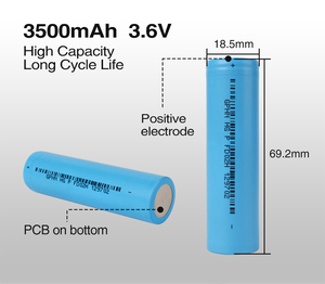 18650 3.7V 18650 3500mAh hình trụ <span class=keywords><strong>Lithium</strong></span> <span class=keywords><strong>Ion</strong></span> pin cho xe đạp điện 18650 <span class=keywords><strong>lithium</strong></span> di động 3.7V hình trụ <span class=keywords><strong>Ion</strong></span> pin - Product Image 5