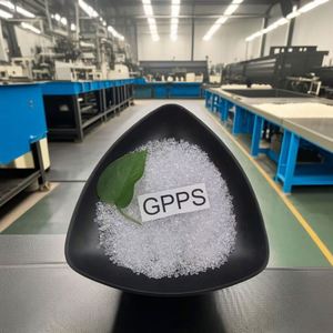 Gránulos de resina GPPS virgen y reciclada, poliestireno, contacto alimenticio, uso general, resina GPPS transparente - Product Image 1