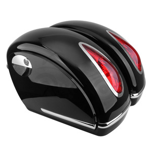 Xe Máy Cứng Saddlebag Bên Trường Hợp Đuôi Hộp Hàng Đầu Hành Lý Tank Cho Roadster Đường Vua - Product Image 1