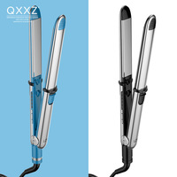 Lisseur-boucleur 2-en-1 en acier inoxydable à plaques en céramique tourmaline, pour cheveux secs et humides, best-seller transfrontalier directement du fabricant
