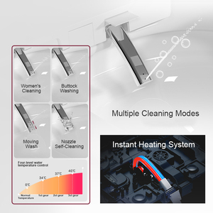 Inodoro Inteligente de Lujo con Sensor de Pie, Descarga Automática, Bidé Inteligente, Asiento con Calefacción, Control por Voz, Vietnamita, Alemán, Ruso, Español - Product Image 4