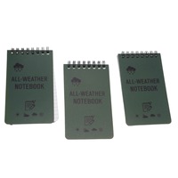Bloc-notes A6 portable de poche, 50 feuilles, reliure spirale en PVC imperméable toutes saisons, impression numérique, design mignon, cadeau