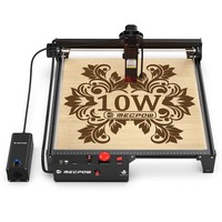 Machine à graver et à découper Mecpow X3 Pro, graveur laser avec assistance pneumatique, 10W (sortie 10000mW), 60W