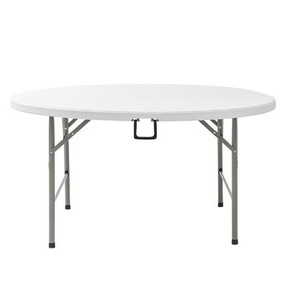 Table pliante légère de 6 pieds en gros pour mariage en plein air et banquet, mobilier d'atelier extérieur moderne - Product Image 2