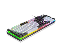 Teclado mecánico para juegos Cherry de 87 teclas con retroiluminación RGB con cable con intercambio en caliente para computadora/computadora portátil