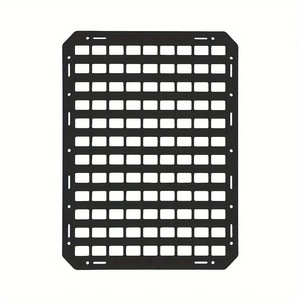 Tactical Vehicle Storage Back Seat Organizer 3x43x33 Molle Grid Panel <b>Car</b> Interior Modification Kit - Product Image 5