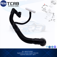 Tuyau d'échappement TCRB 94810724560 pour Porsche Cayenne (92A) 2011-2017
