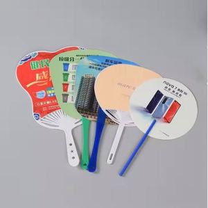 Custom Logo Printing Advertising Plastic Business Gift <b>Hand</b> <b>Fans</b> - Product Image 4