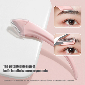 มีดโกนกำจัดขนบนใบหน้าพร้อมหวีแต่งคิ้วเครื่องมือความงาม - Product Image 3