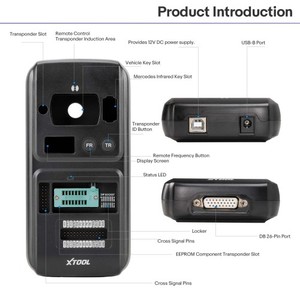 Original <strong>XTOOL</strong> X100 MAX 2 Auto <strong>Key</strong> <strong>Programmer</strong> with J2534 VCI and KC501 Supports 42 Service Functions - Product Image 3