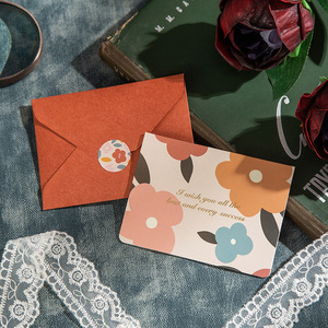 Cartes de vœux florales aquarelle vierges à l'intérieur avec enveloppes, cartes de remerciement vintage à motifs fleuris, pour les fêtes, anniversaires, affaires, cadeaux en gros - Product Image 4