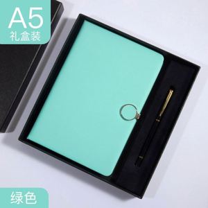 <b>Cheap</b> Custom Company Logo Diary Stationery Business Magnetic Notebook <b>Gift</b> Set A5 Black Pu Leather Journal With <b>Box</b> and Pen - Product Image 2