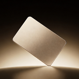 Tarjetas de Visita Metálicas NFC Personalizables de 1k, Mini Etiqueta con Código QR RFID de 13.56MHz para Hotel, Tarjetas Magnéticas Doradas Metálicas en Blanco con Logotipo - Product Image 2